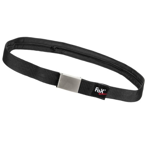 Fox Outdoor, Gürtel mit Geldfach, Safe Gürtel, Geldgürtel, Gürtel mit Reißverschluss